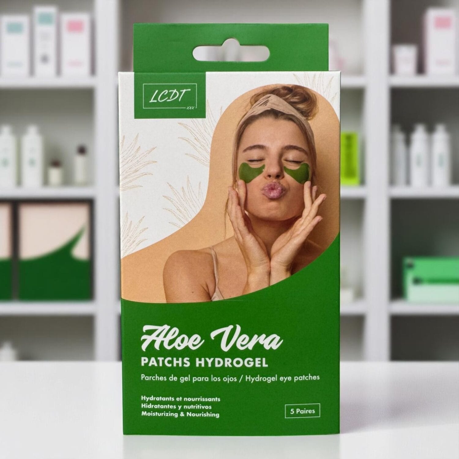 Boite patch hydrogel anti cerne